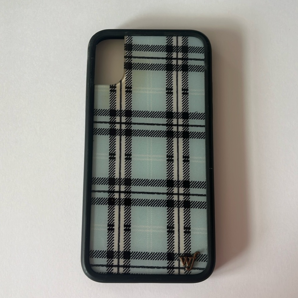 Wildflower iPhone XS/X Case - Blue Flannel